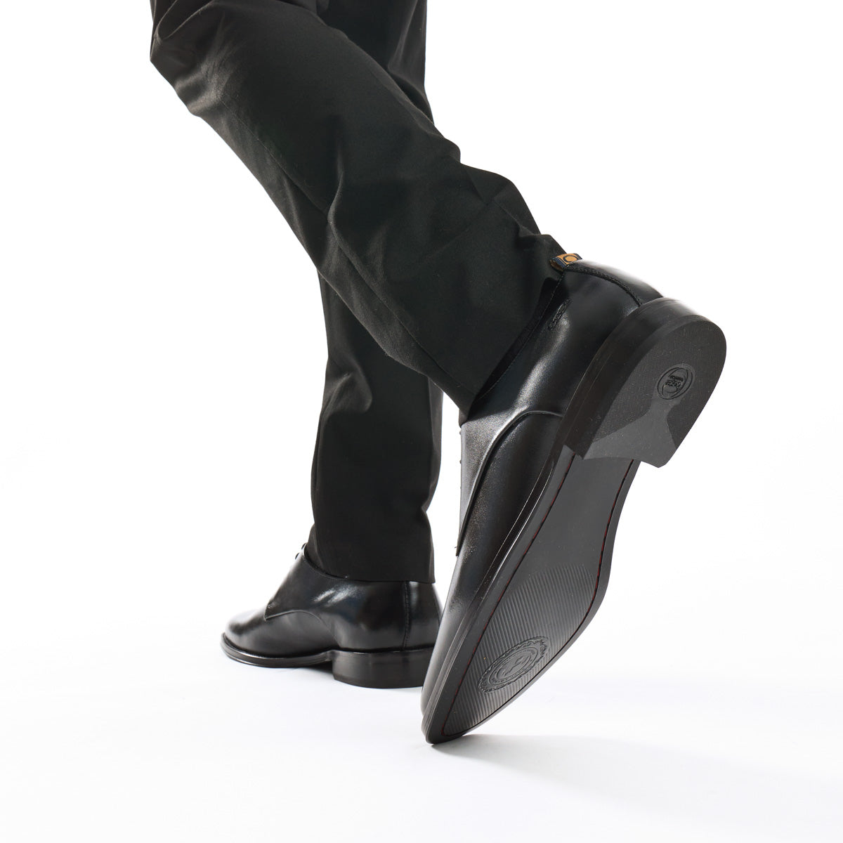 Marley Waxy Derby Shoes Black