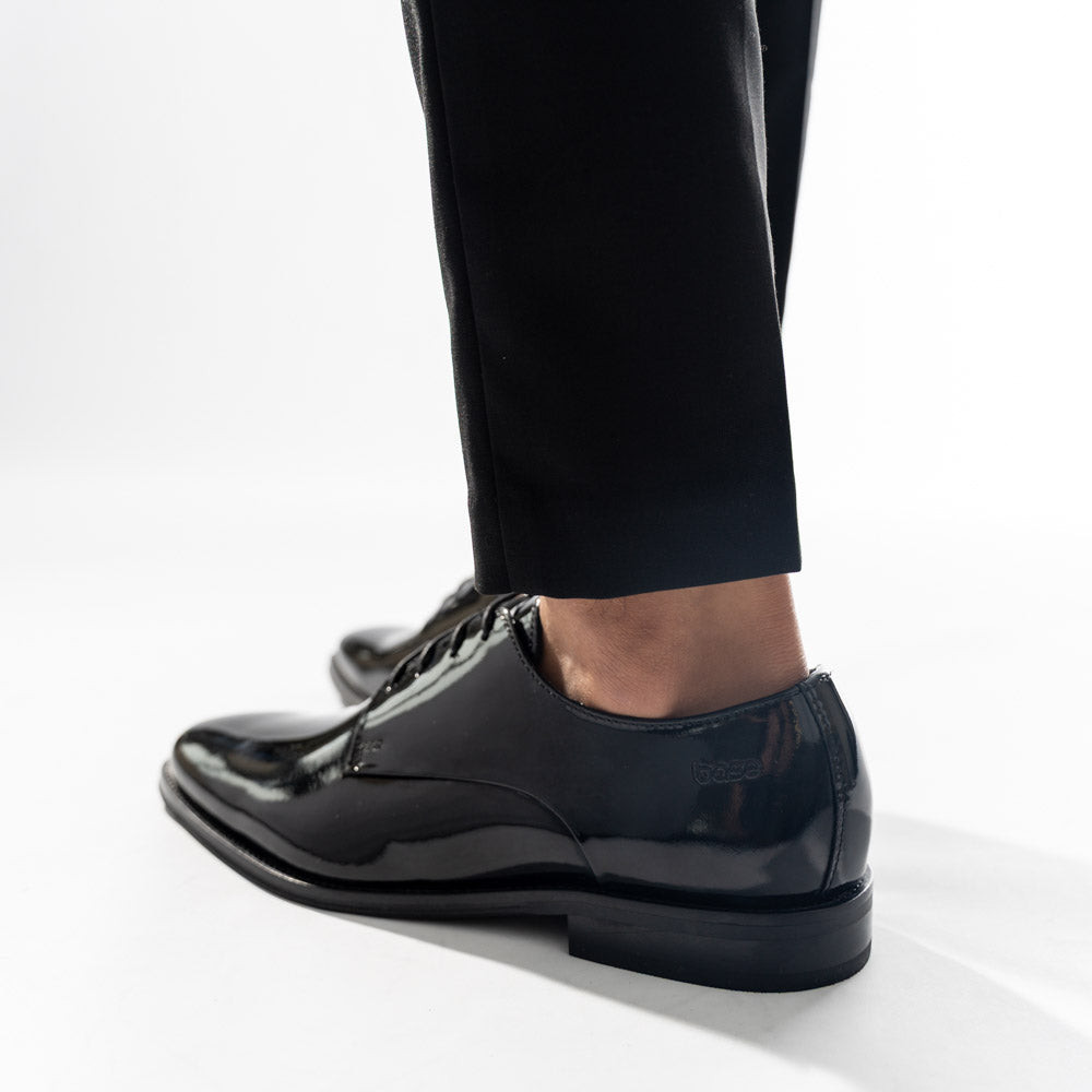 Marley Patent Derby Shoes Black