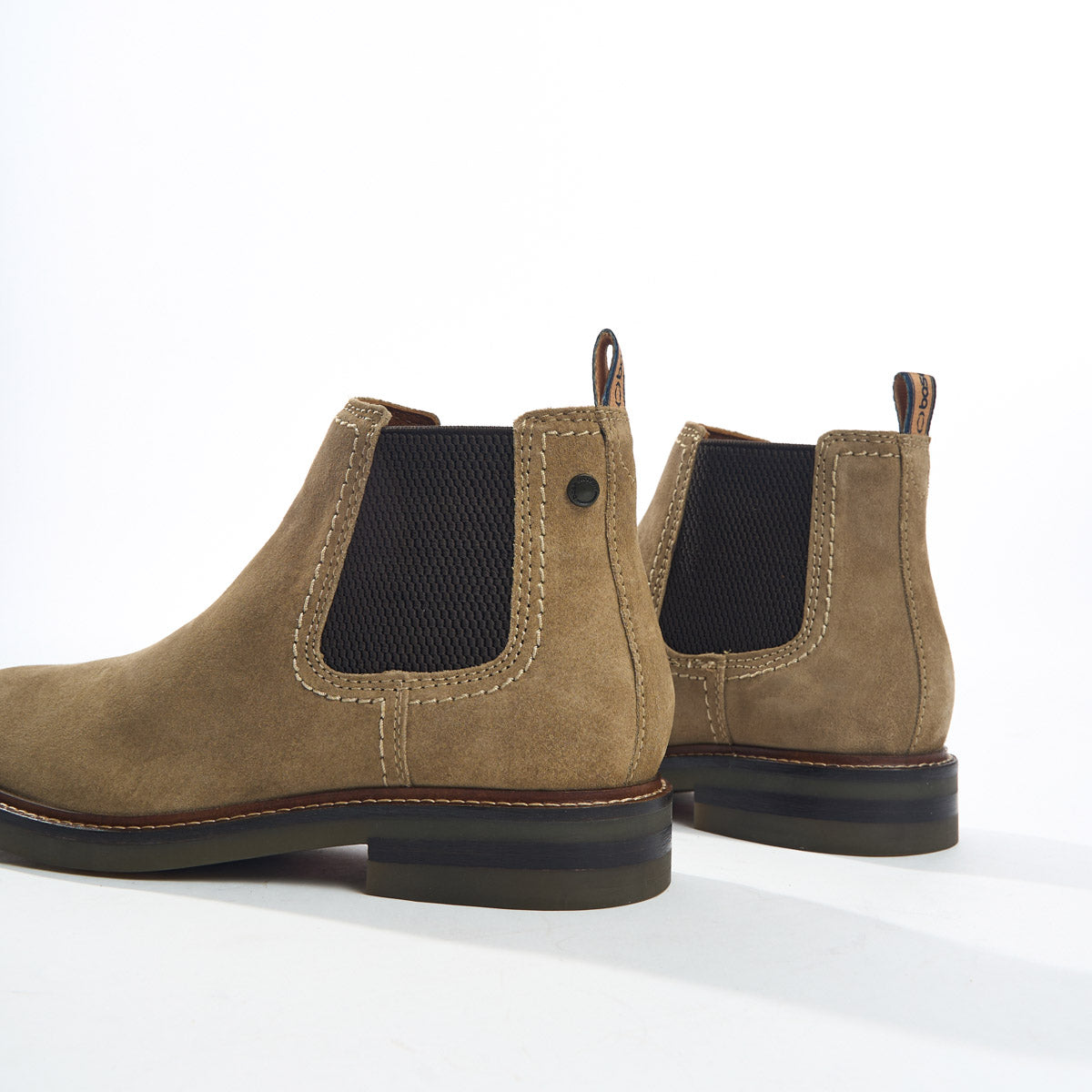 Portland Suede Chelsea Boots Sand