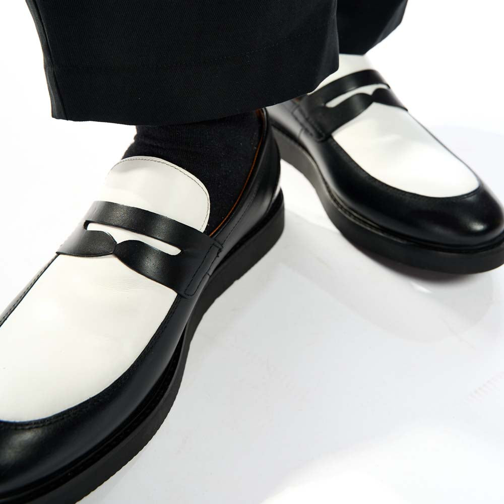 Sid Combo Loafers Black/White