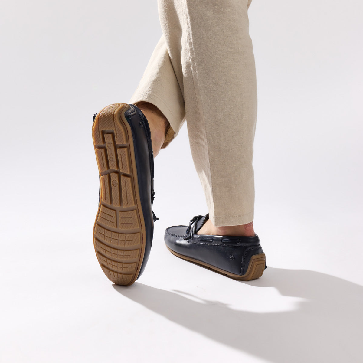 Brooks Washed Loafers Navy