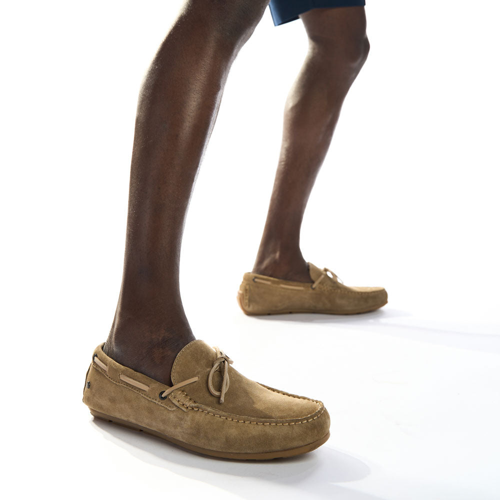Brooks Suede Loafers Sand