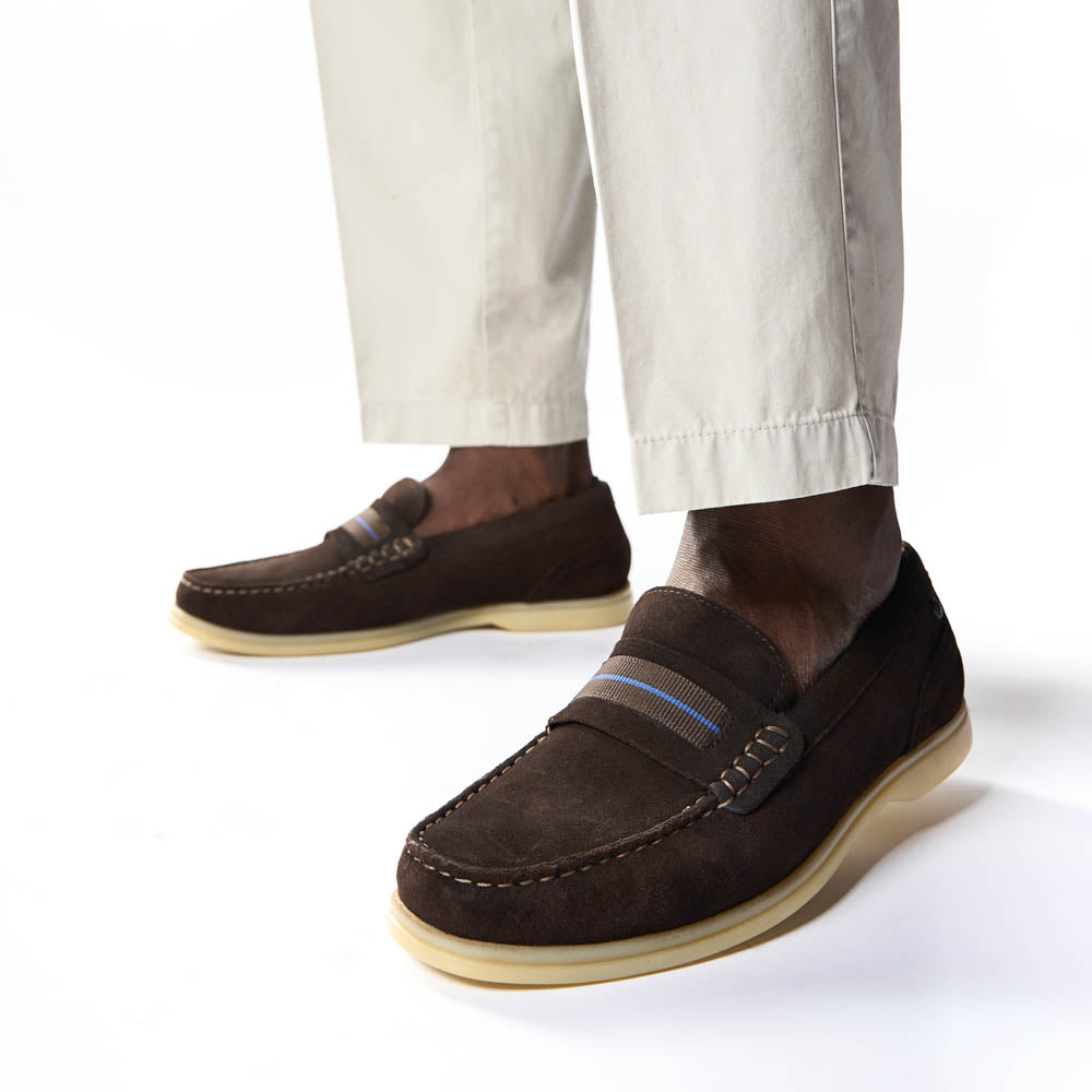 Drum Suede Loafers Brown