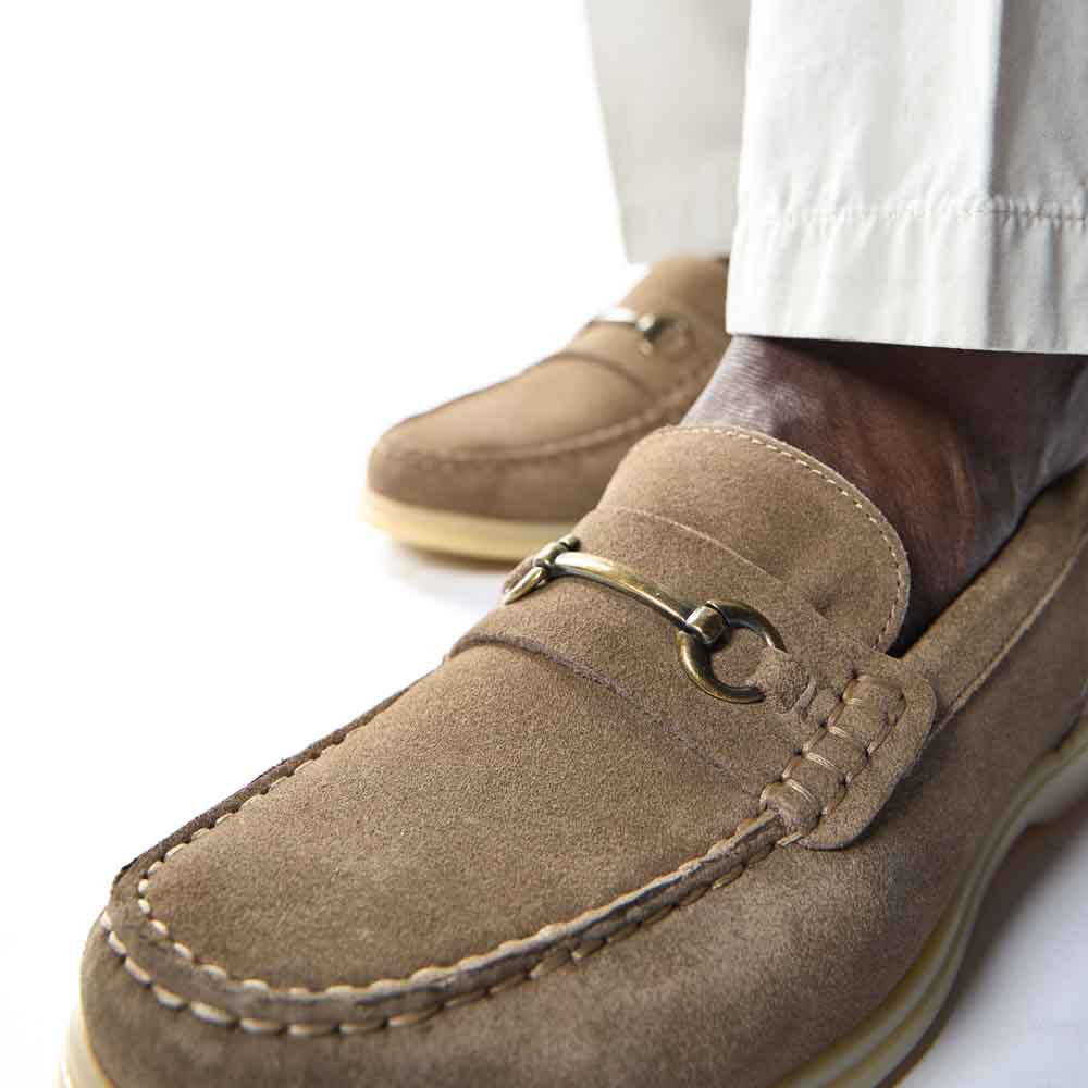 Snapper Suede Loafers Sand