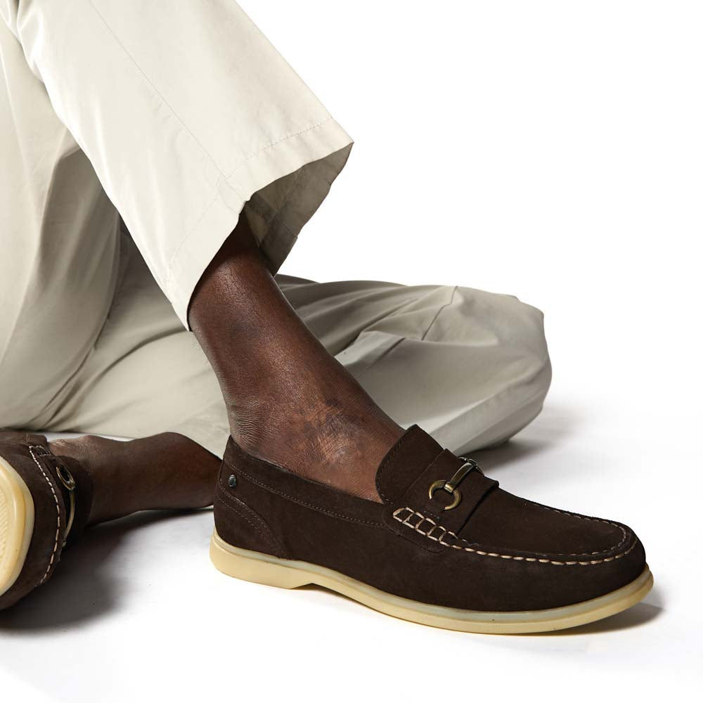Snapper Suede Loafers Brown