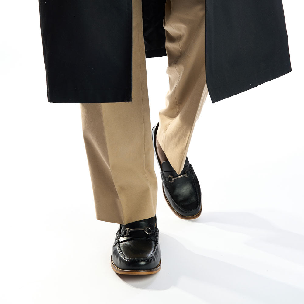 Madison Washed Loafers Black