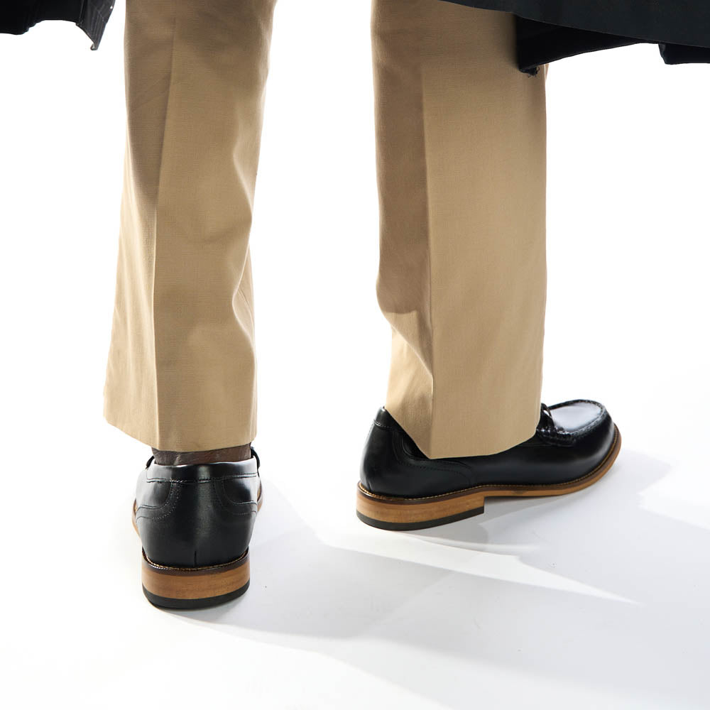 Madison Washed Loafers Black