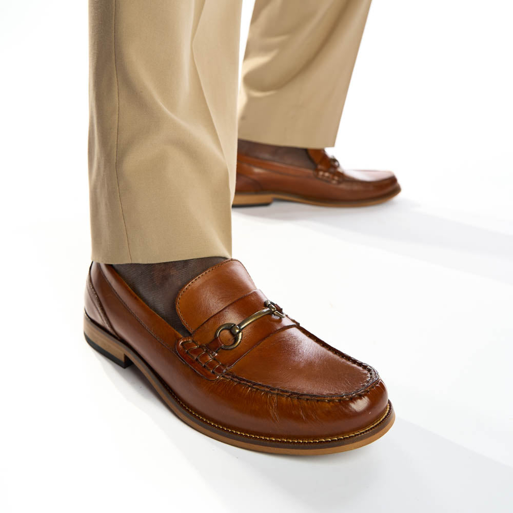 Madison Washed Loafers Tan