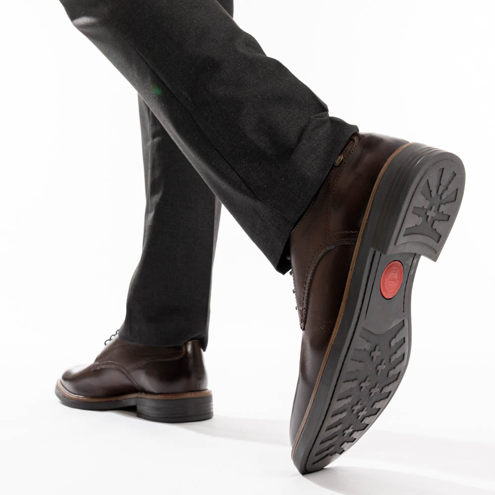 Durham Washed Derby Shoes Brown