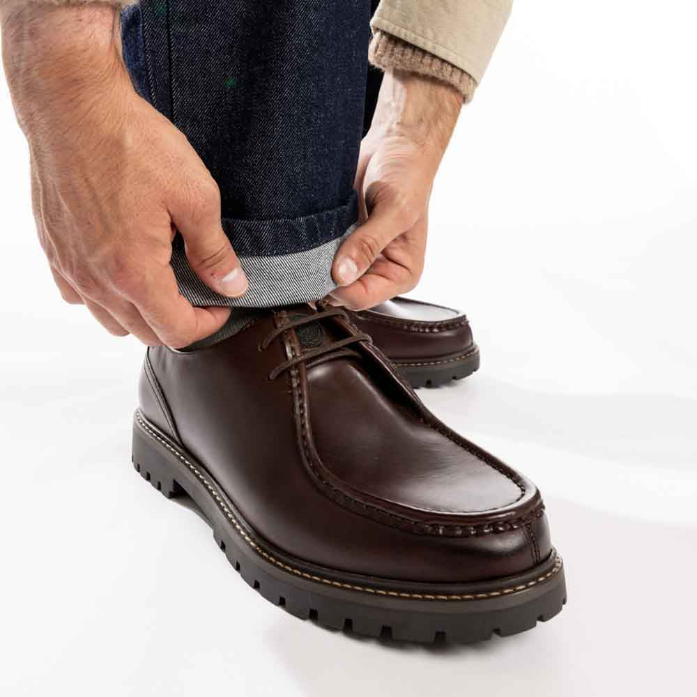 Karbon Moc Toe Shoes Brown