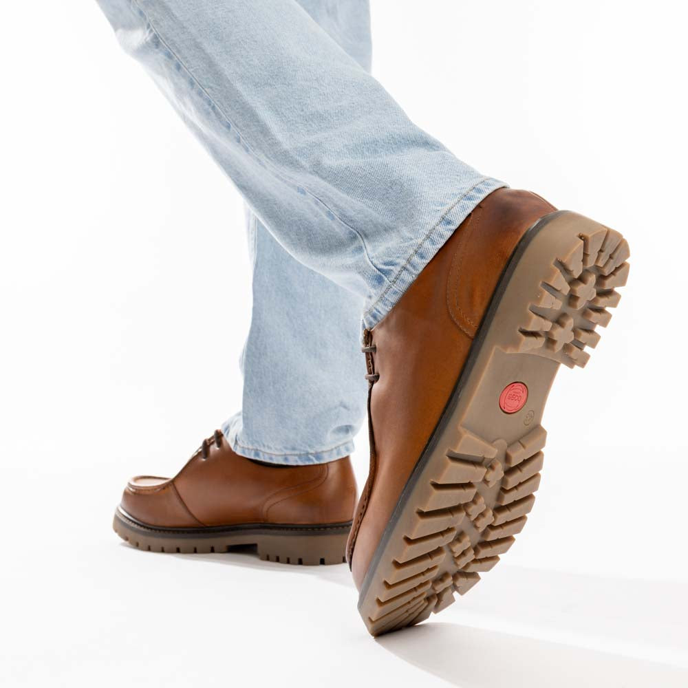 Karbon Moc Toe Shoes Tan