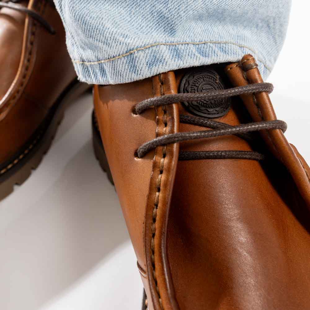 Karbon Moc Toe Shoes Tan