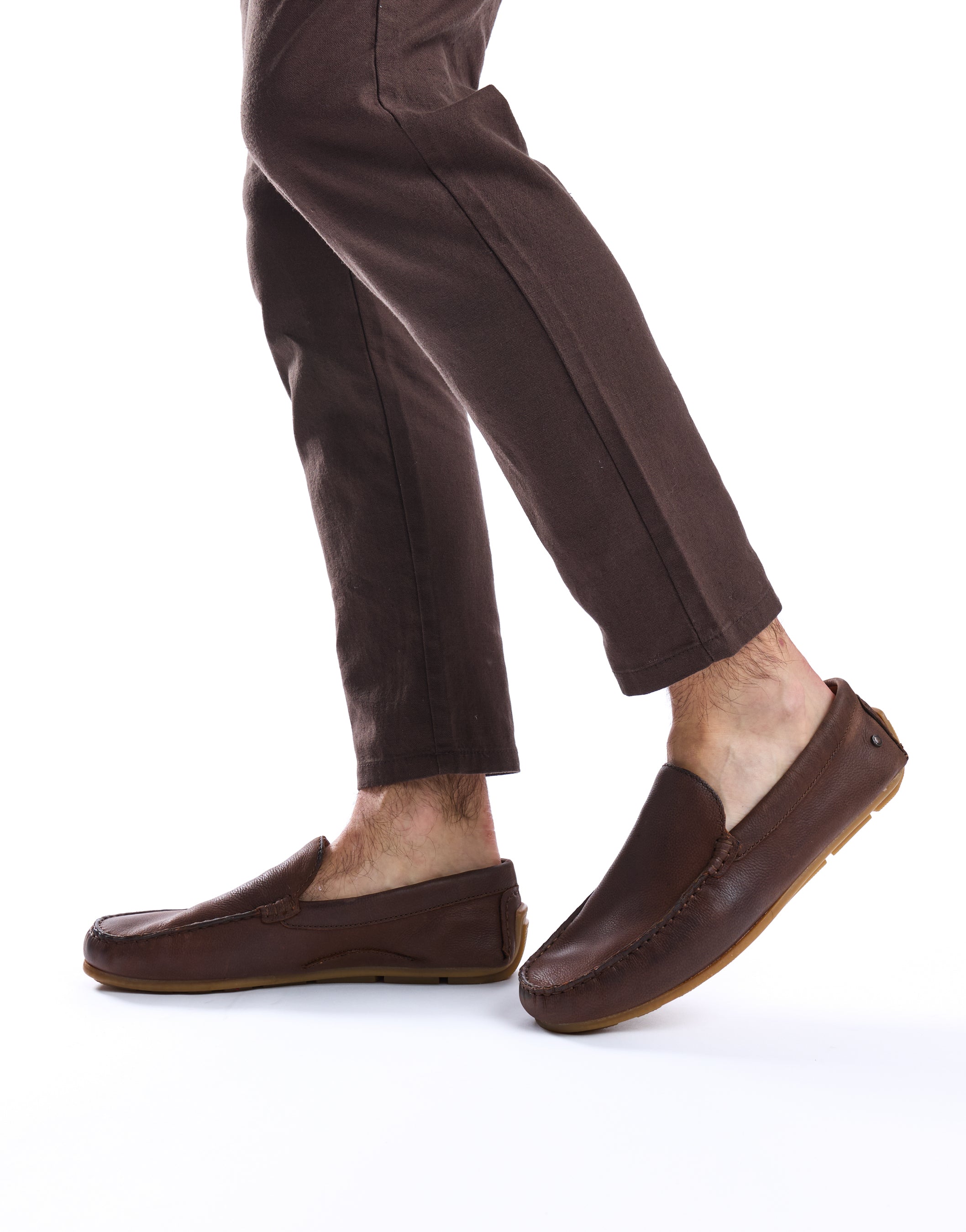 Moss Leather Driver Brown