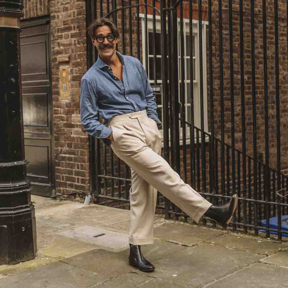 Virgil Suede Chelsea Boots Brown