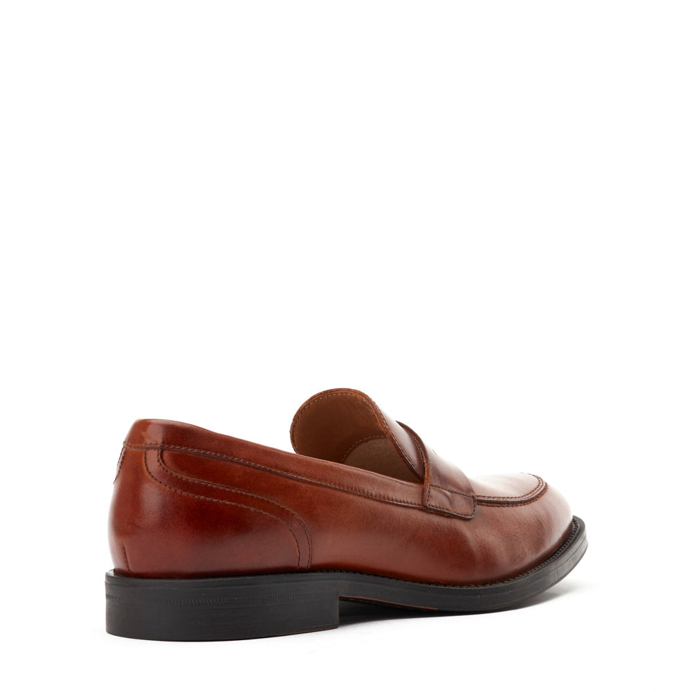 Kennedy Washed Loafers Tan