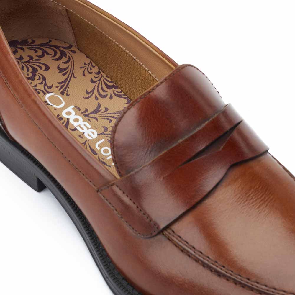 Kennedy Washed Loafers Tan