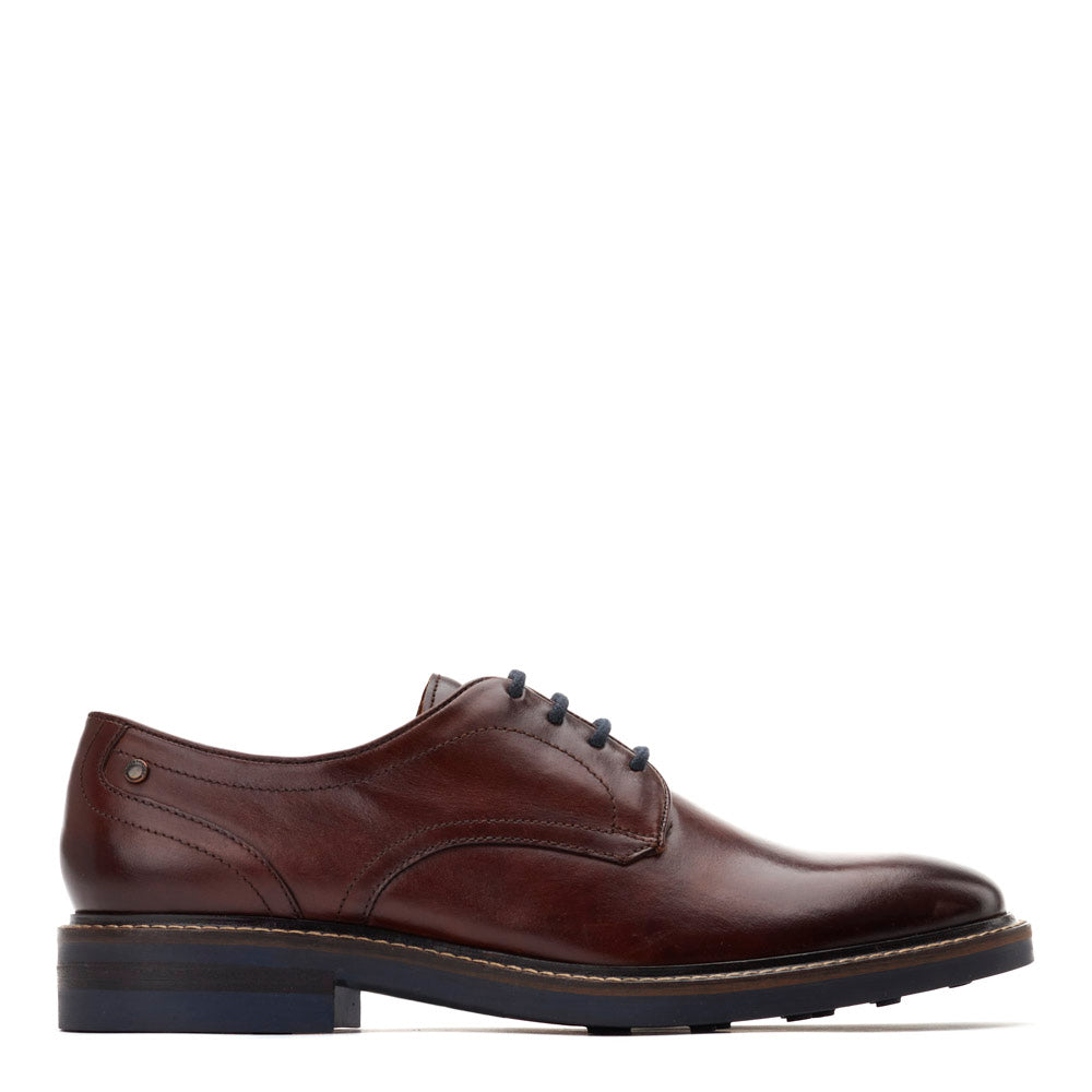 Mawley Washed Derby Shoes Brown