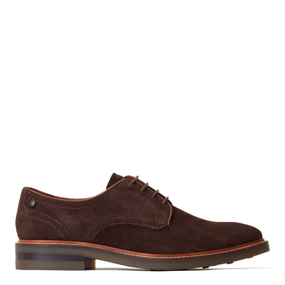 Mawley Suede Derby Shoes Brown