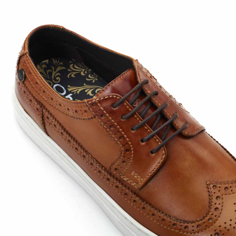 Mickey Washed Brogue Shoes