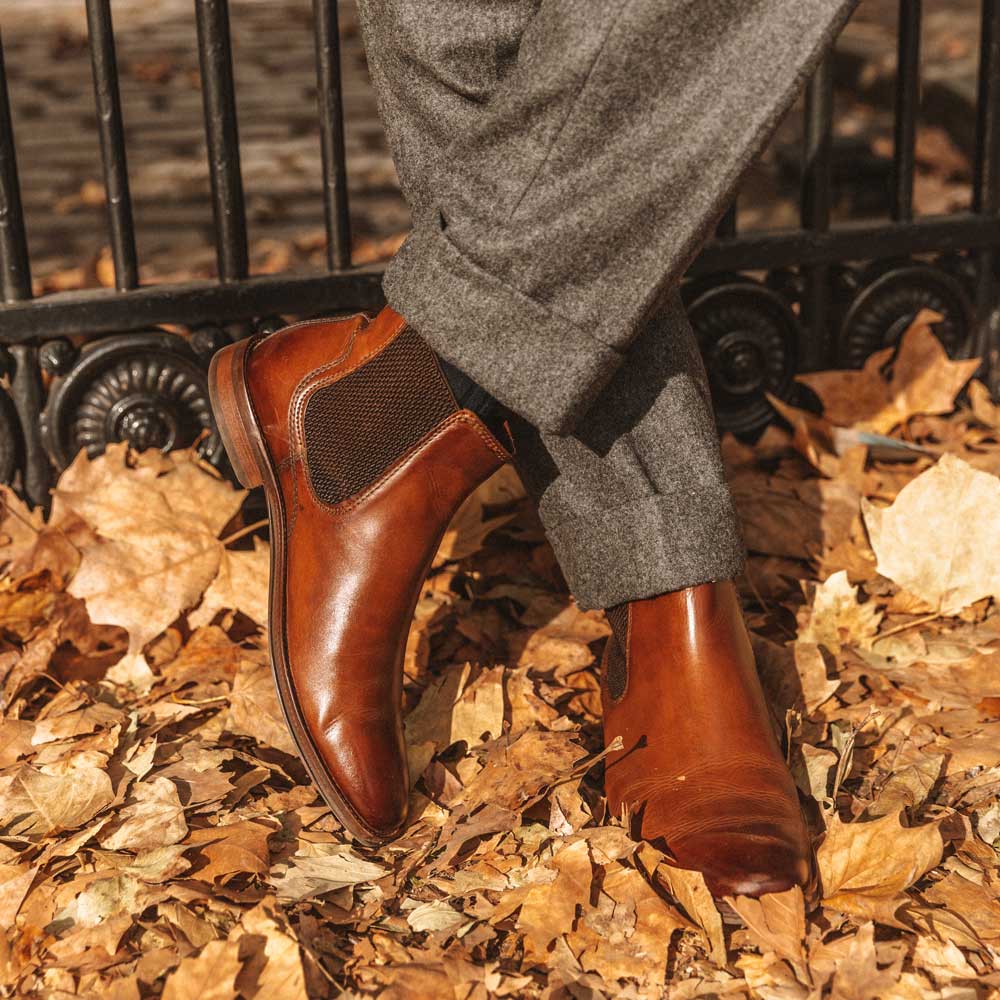 Sikes Washed Chelsea Boots Tan