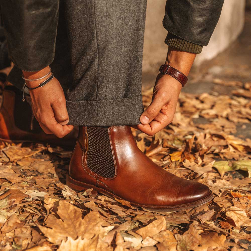 Sikes Washed Chelsea Boots Tan