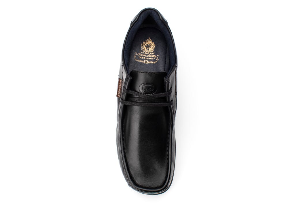 Event Waxy Moc Toe Shoes Black