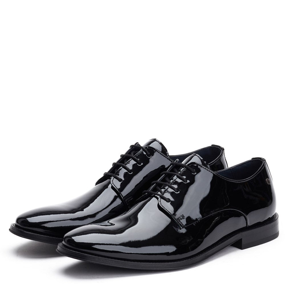 Marley Patent Derby Shoes Black