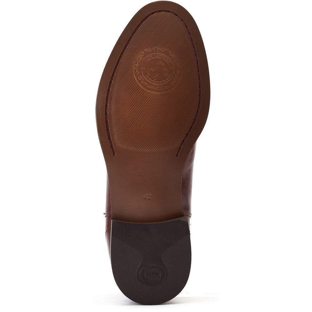 Carson Burnished Chelsea Boots Tan