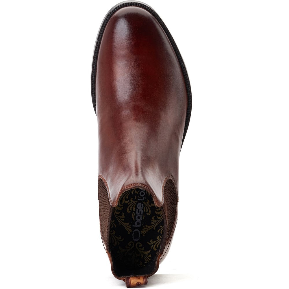 Carson Burnished Chelsea Boots Tan