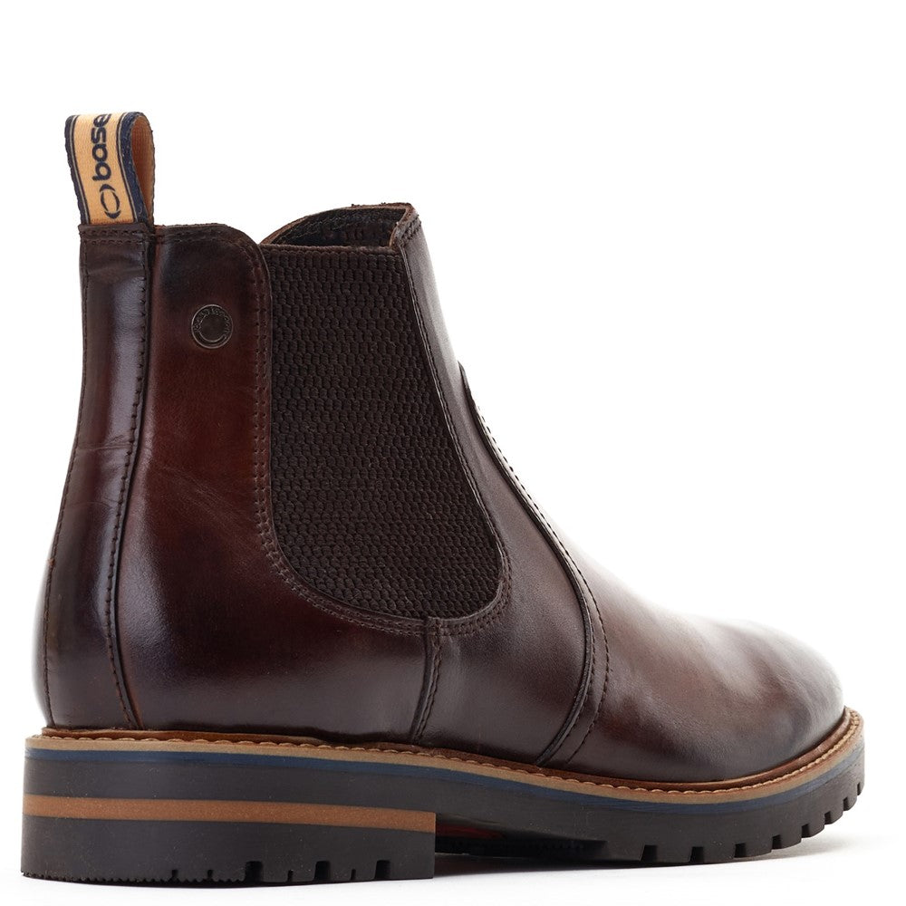 Cutler Washed Chelsea Boots Brown