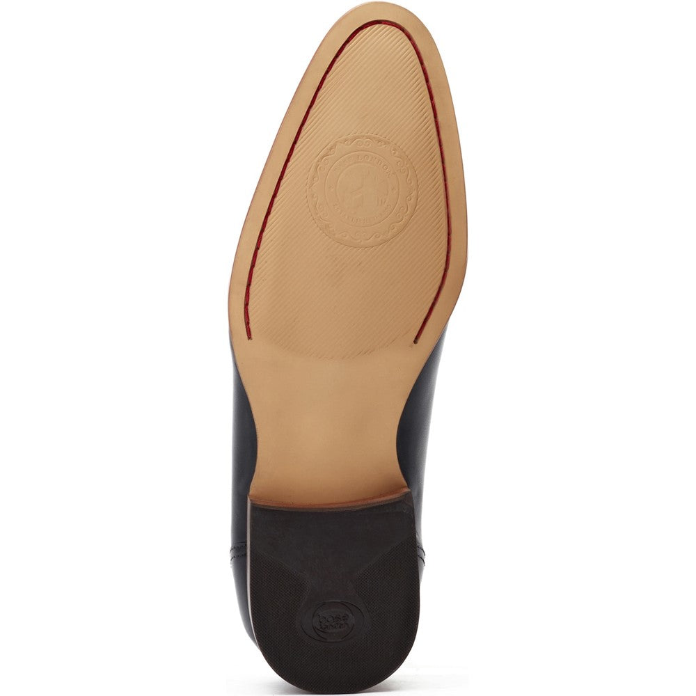 Gambino Waxy Derby Shoes Navy