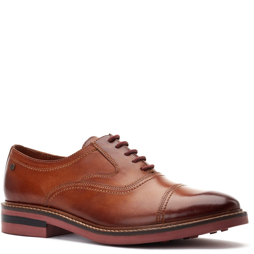 Tatton Washed Oxford Shoes Tan