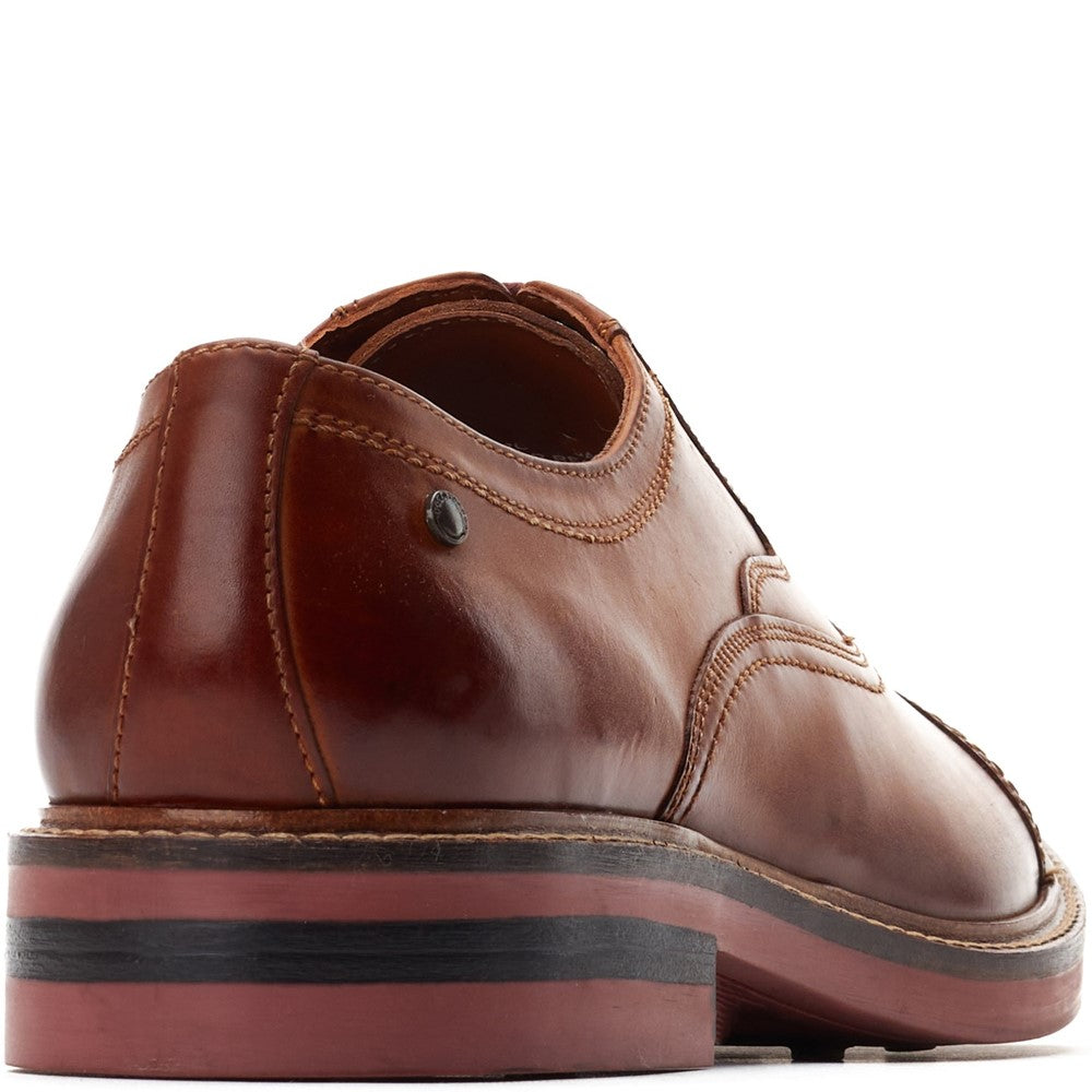 Tatton Washed Oxford Shoes Tan