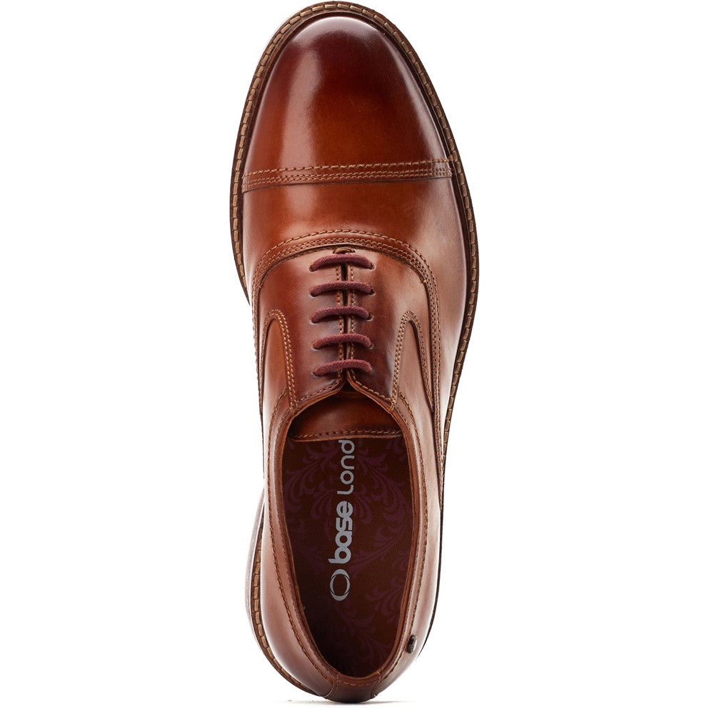 Tatton Washed Oxford Shoes Tan