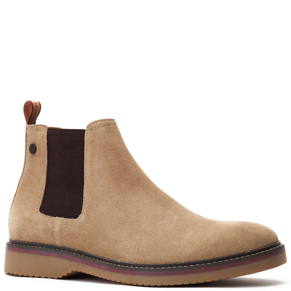 Hooper Suede Chelsea Boots Sand