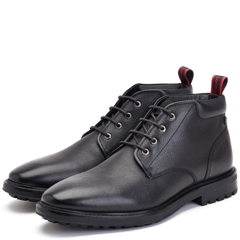 Canmore Grain Chukka Boots Black