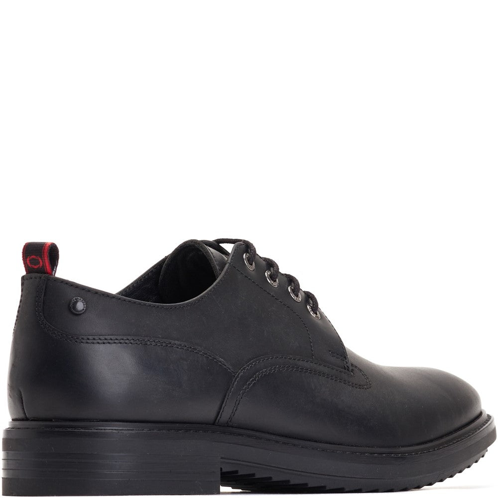 Memphis Pull Up Derby Shoes Black