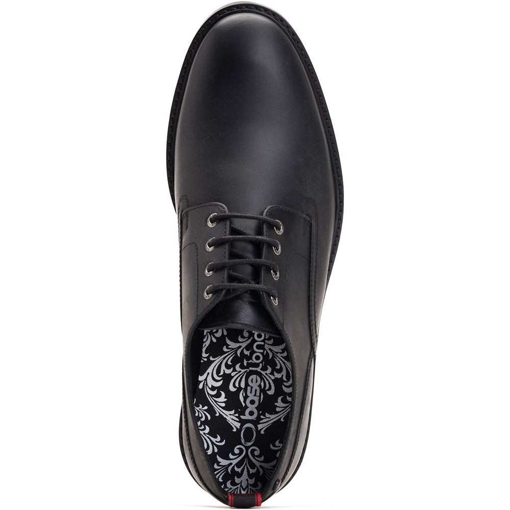 Memphis Pull Up Derby Shoes Black