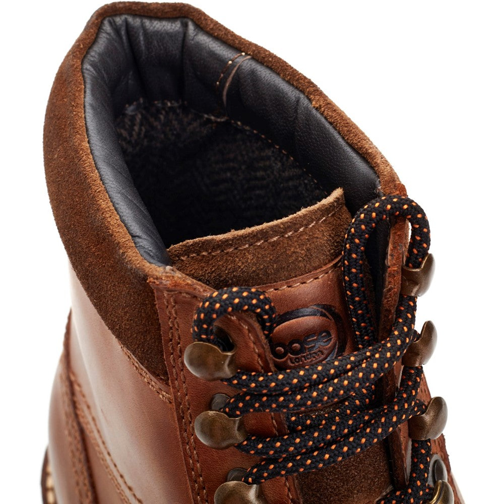 Ashland Pull Up Toe Cap Boots Tan