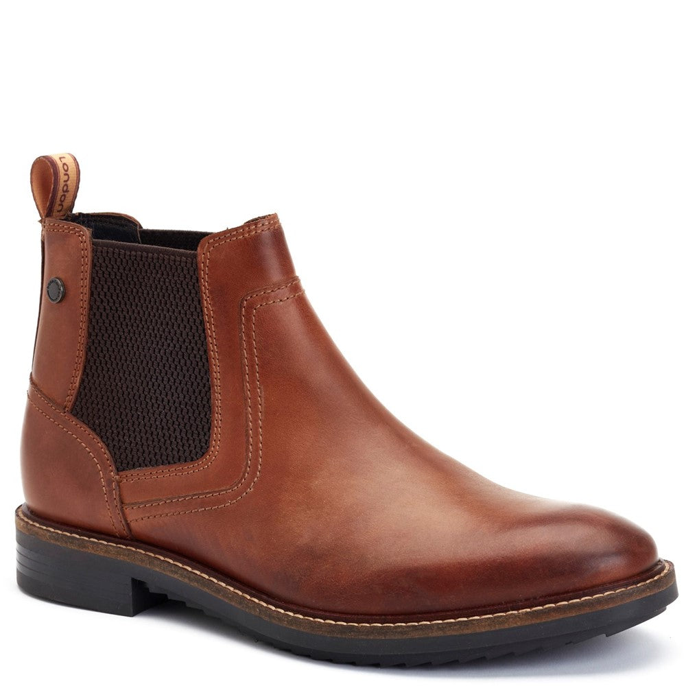 Dandridge Pull Up Chelsea Boots Tan