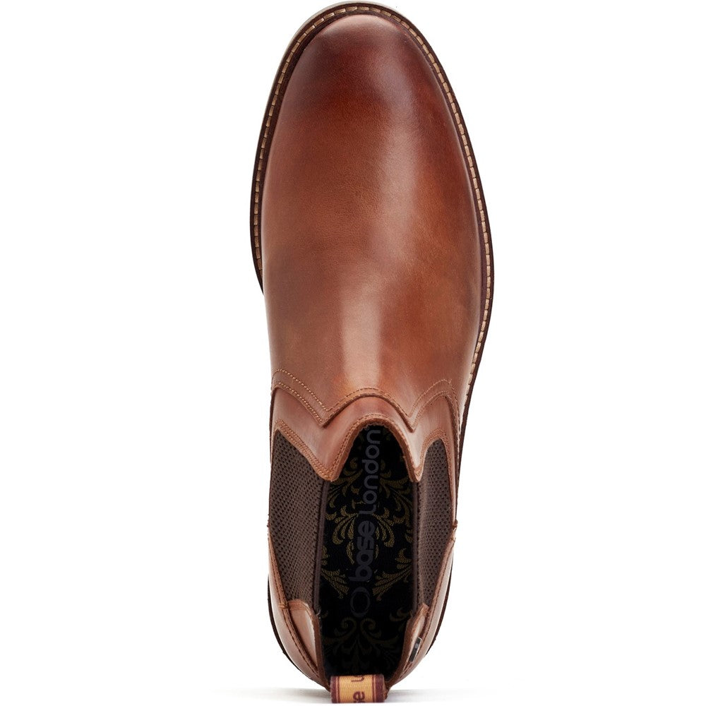 Dandridge Pull Up Chelsea Boots Tan