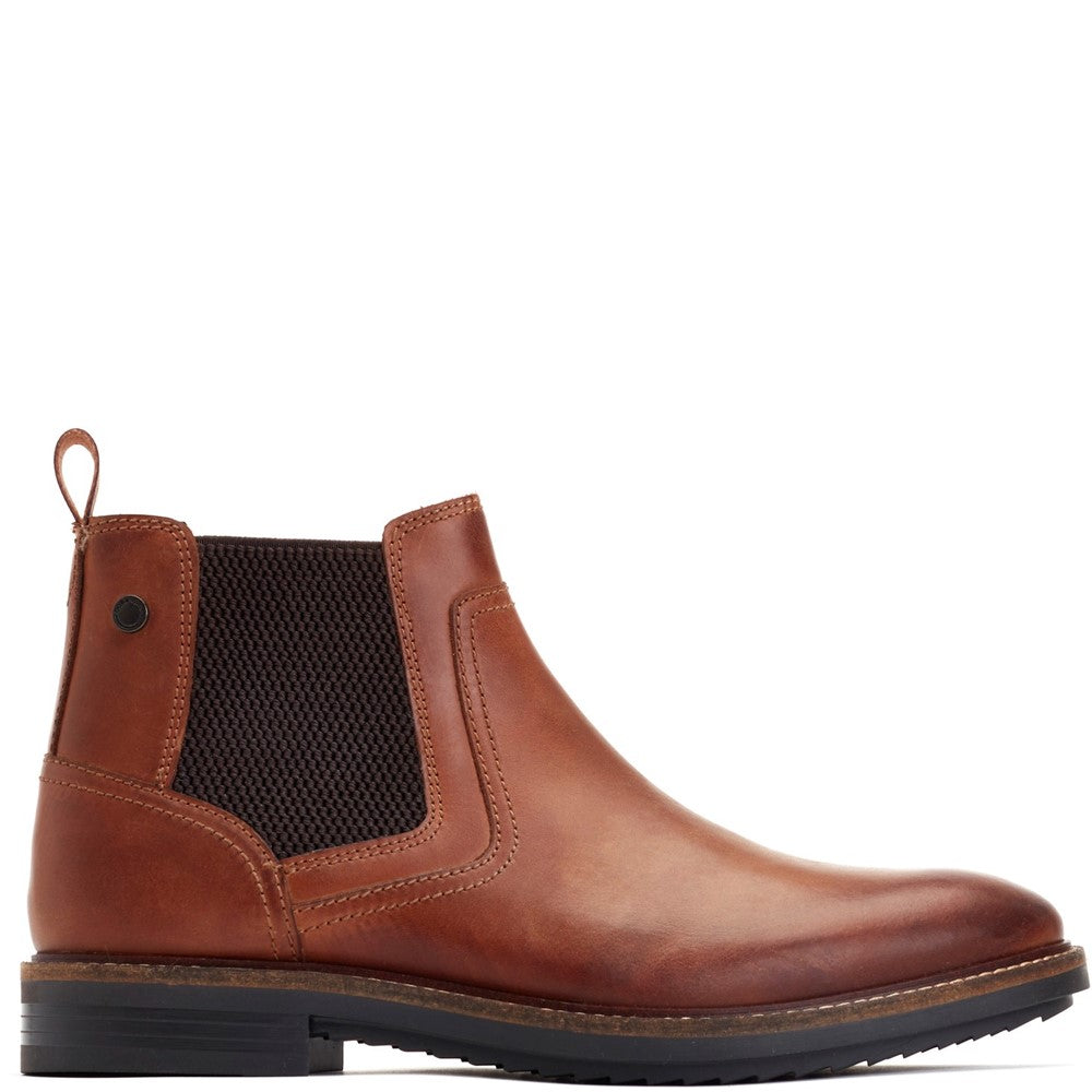 Dandridge Pull Up Chelsea Boots Tan