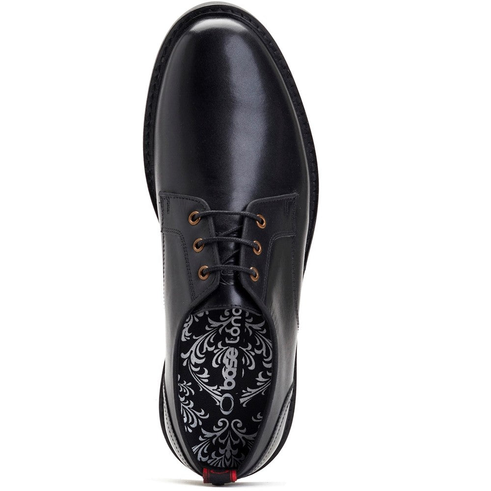 Dime Waxy Derby Shoes Black