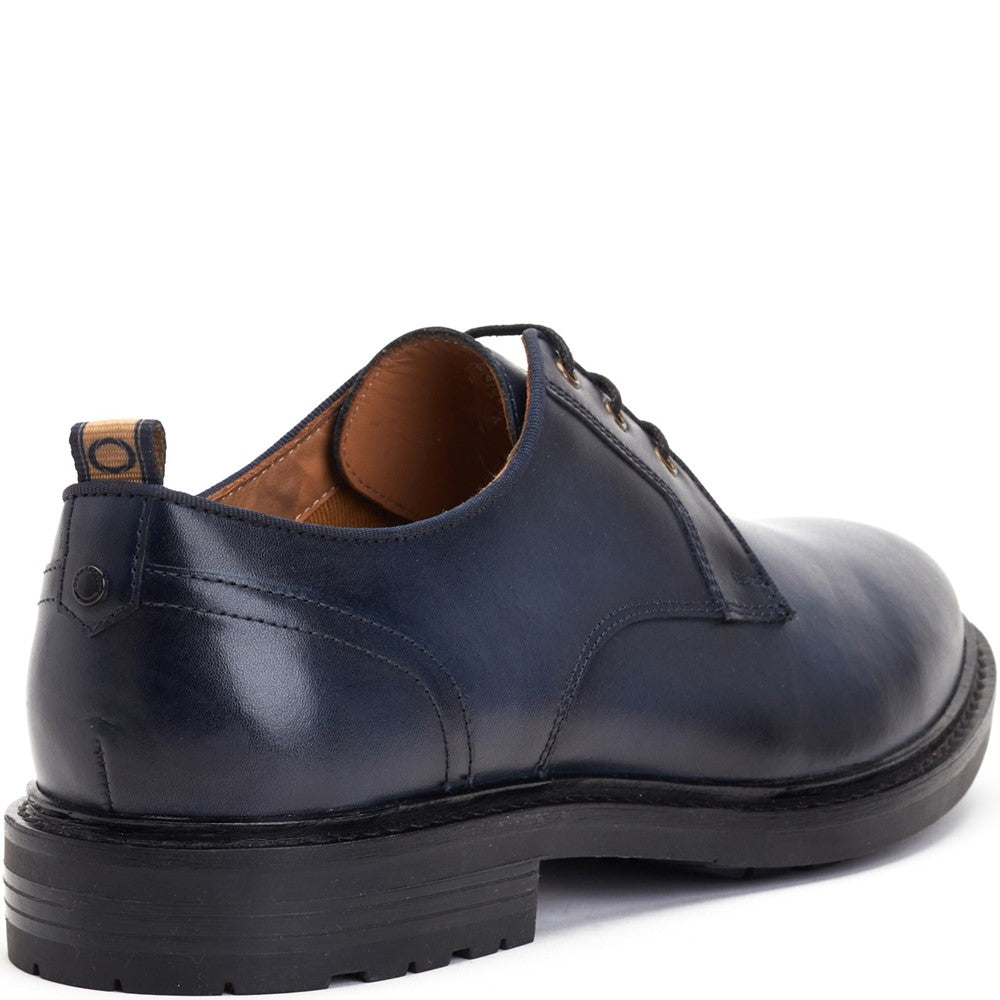 Dime Burnished Derby Shoes Navy
