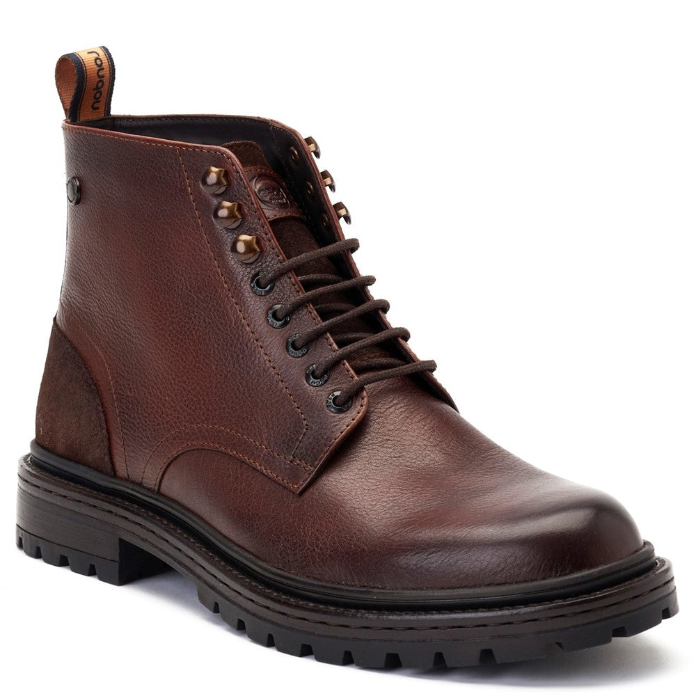 Dettori Grain Ankle Boots Brown