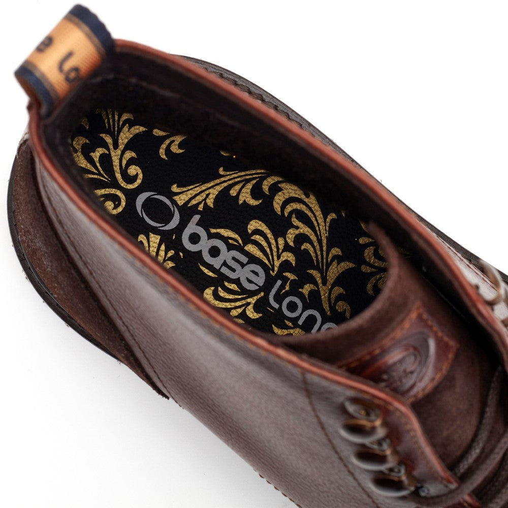 Dettori Grain Ankle Boots Brown