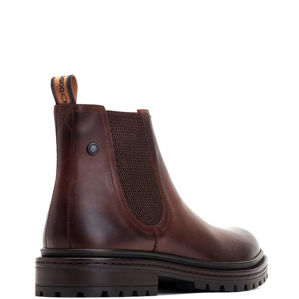 Walsh Washed Chelsea Boots Brown