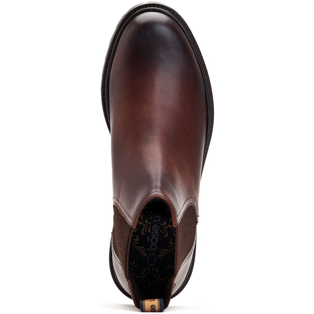 Walsh Washed Chelsea Boots Brown