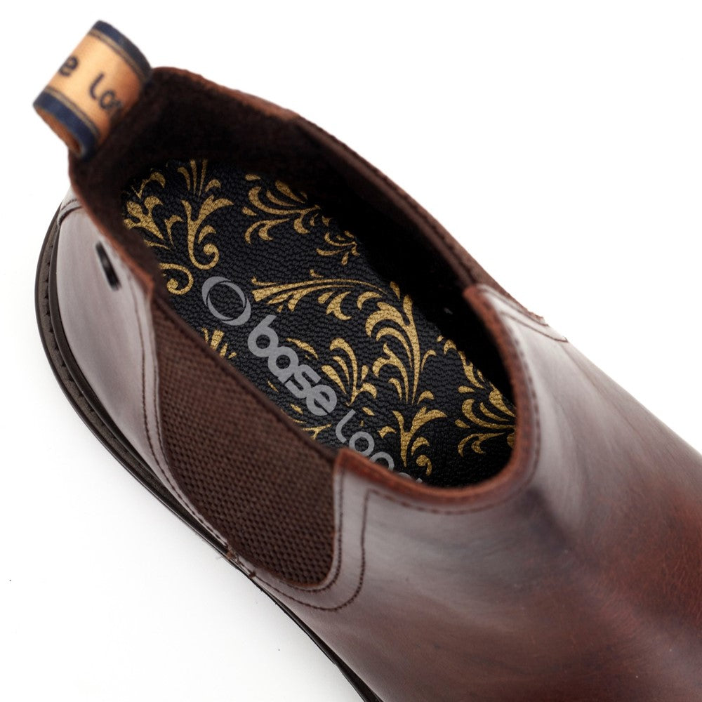 Walsh Washed Chelsea Boots Brown