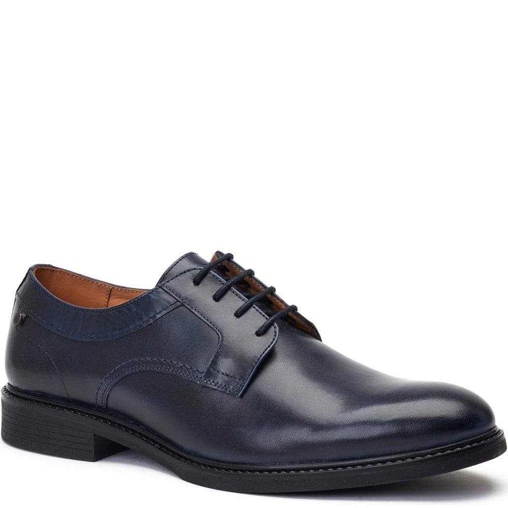 Drake Waxy Derby Shoes Navy